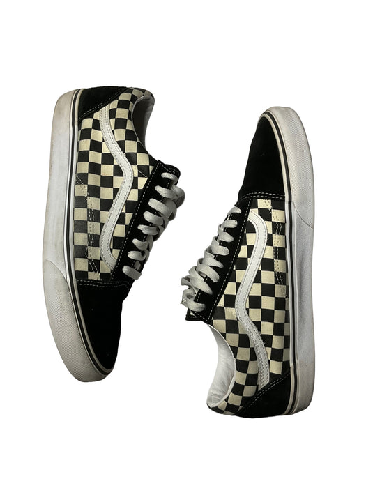 Vans Checkerboard Old Skool Black White Skateboarding Shoes Men (Sz: 12) 507698