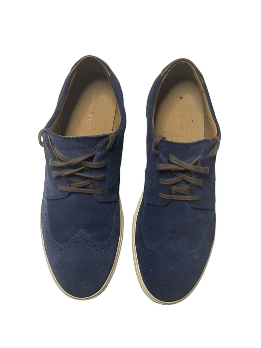 Cole Haan Grand Crosscourt II Blue Suede Dress Shoes Men's (Sz: 10.5) C13806 K14