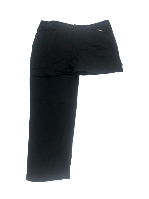 Magellan Outdoors Back Country Zipoff Nylon Pants Black Women's (Size: 16)