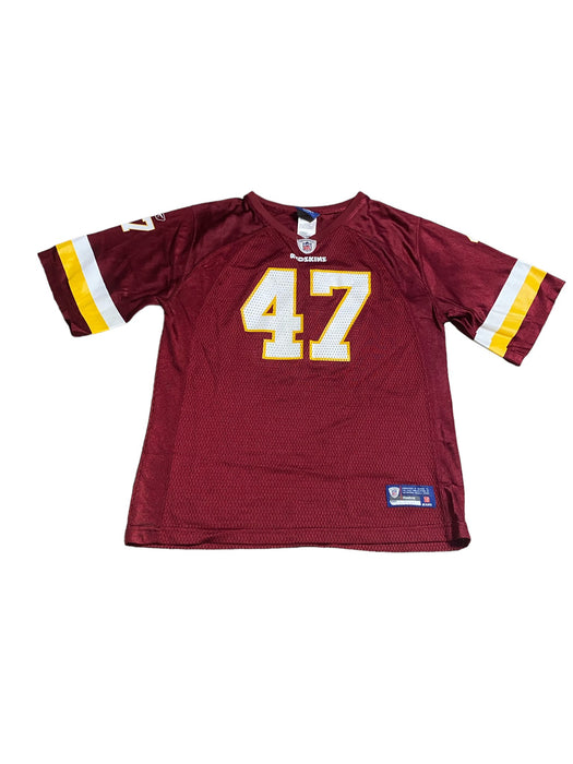 Washington Redskins NFL Youth Reebok #47 Cooley Jersey Red (Size: XL /16)