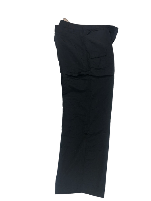 Magellan Outdoors Back Country Zipoff Nylon Pants Black Women's (Size: 16)
