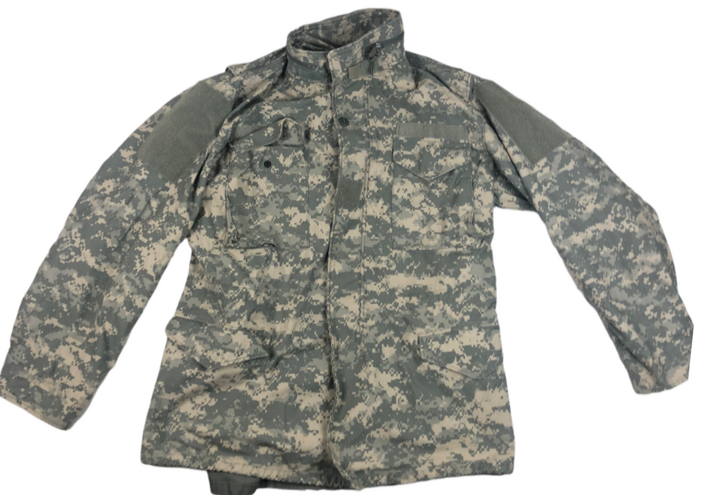 US Military ACU Digital Combat Camouflage Jacket (Size: Medium - Long)