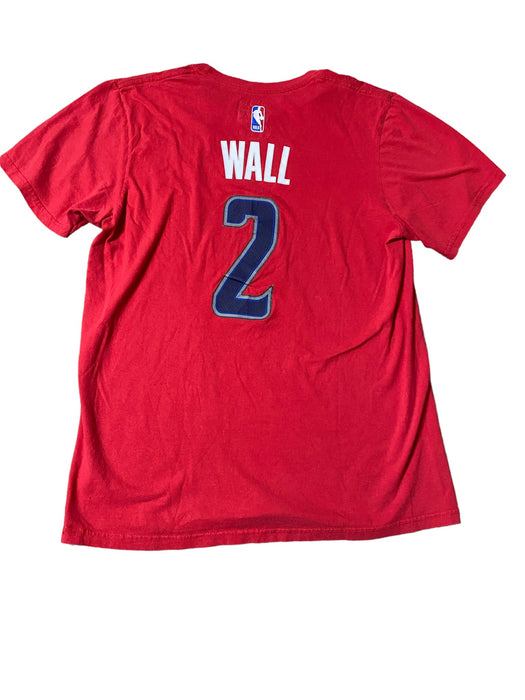 Washington Wizards NBA Adidas #2 Wall T-Shirt Red (Size: M)
