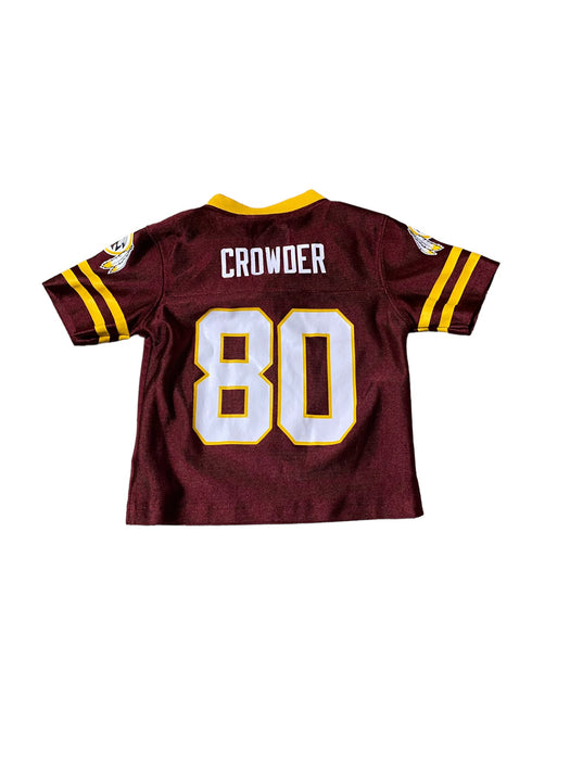 Washington Redskins NFL Youth #80 Crowder Jersey Red (Size: 2T)