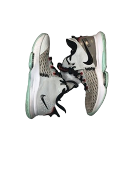 Nike Lebron Witness 5 Grey White Basketball Shoes Men's (Size: 9.5) CQ9380-006