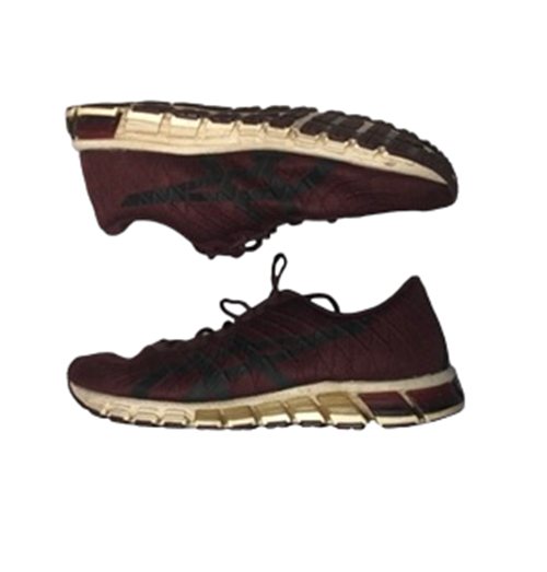 Asics Gel-Quantum 180 Burgundy White Duomax Running Shoes Men's (Size: 11) TN8A3