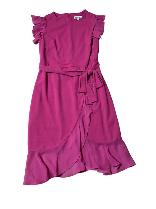 Shelby & Palmer Women's Wrap Scoop Neck Dress Pink (Size: 12) NWT!