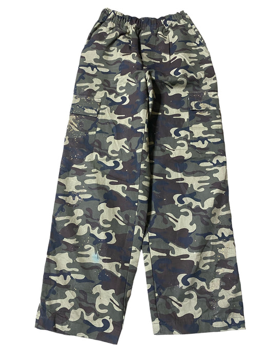 Faded Glory Boys Woodland Camouflage Elastic Waist Pants (Size: 12)