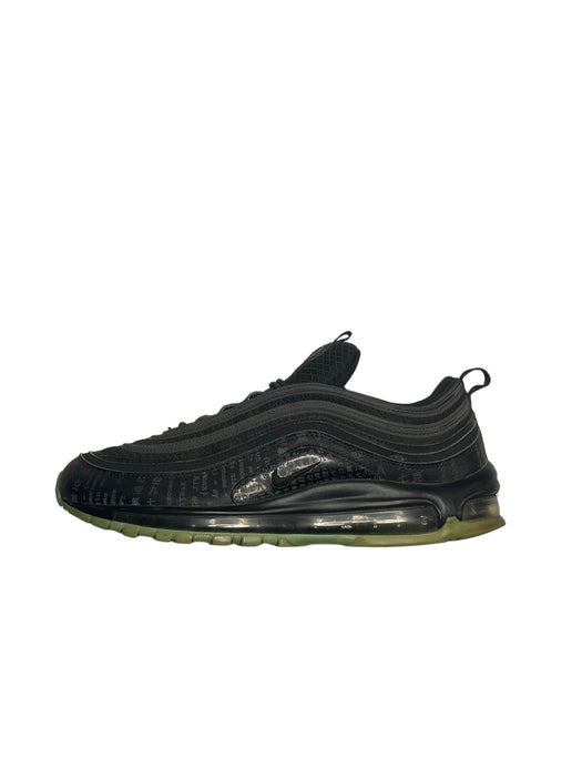 Nike Air Max 97 Matrix Black Green Glow Running Shoes Men (Size 11.5) 921826-017