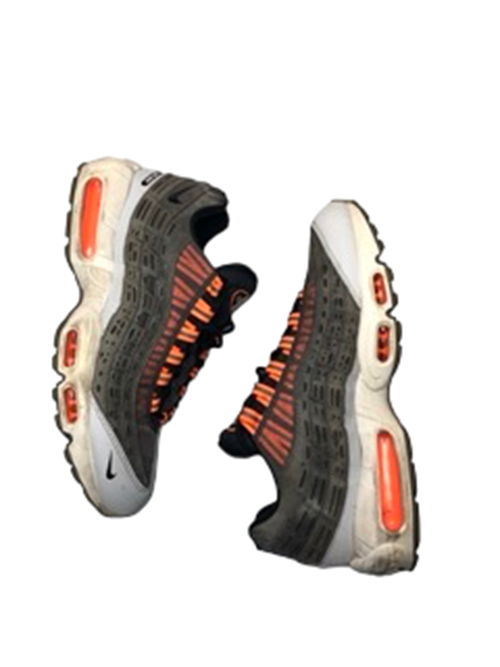 Nike Air Max 95 Kim Jones Black Orange Running Shoes Men's (Size: 11) DD1871-001