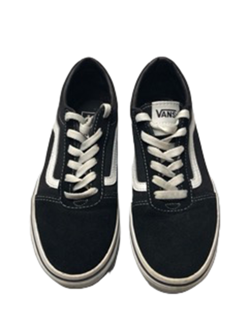 Vans Old Skool Core Classics Black Skateboarding Shoes Boys (Size: 5) 500714