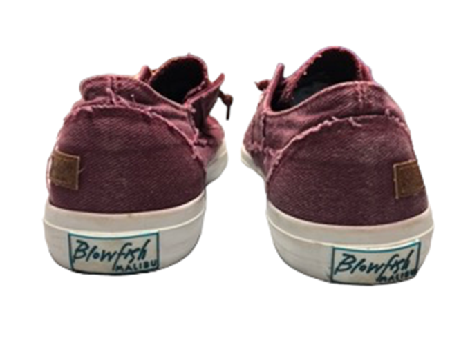 Blowfish Malibu Play Balla Burgundy Smoked Sneaker Shoes Women's (Size: 9)