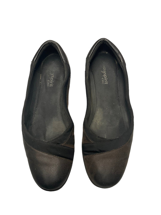 Easysprint Mary Jane Brown Black Pump Work Flat Shoes Women's (Size: 11) 17730