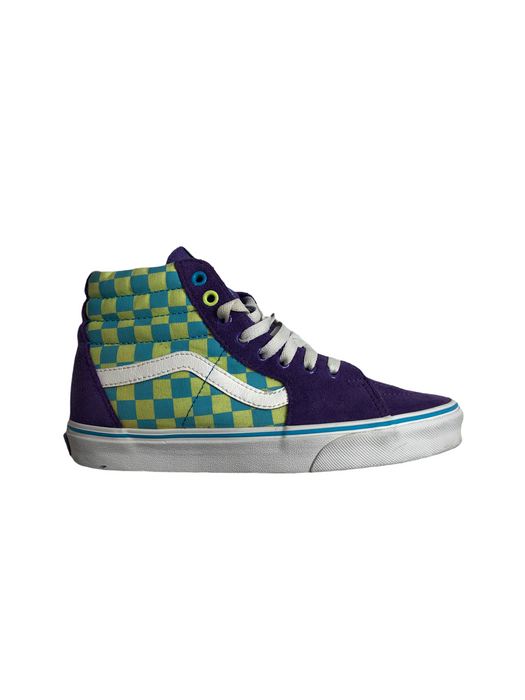 Vans SK8-HI Checkerboard Multicolor Skateboard Shoes Women's (Size: 8) 500714