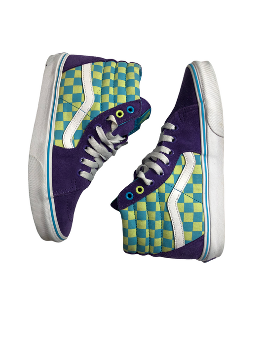 Vans SK8-HI Checkerboard Multicolor Skateboard Shoes Women's (Size: 8) 500714