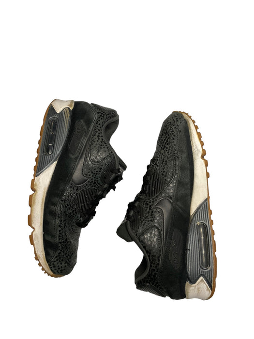 Nike Air Max 90 Premium Safari Black Running Shoes Women's (Size: 9) 443817-006