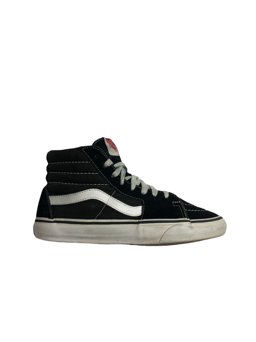 Vans SK8-HI Classic Black White Skateboard Shoes Women's (Size: 8) 500714