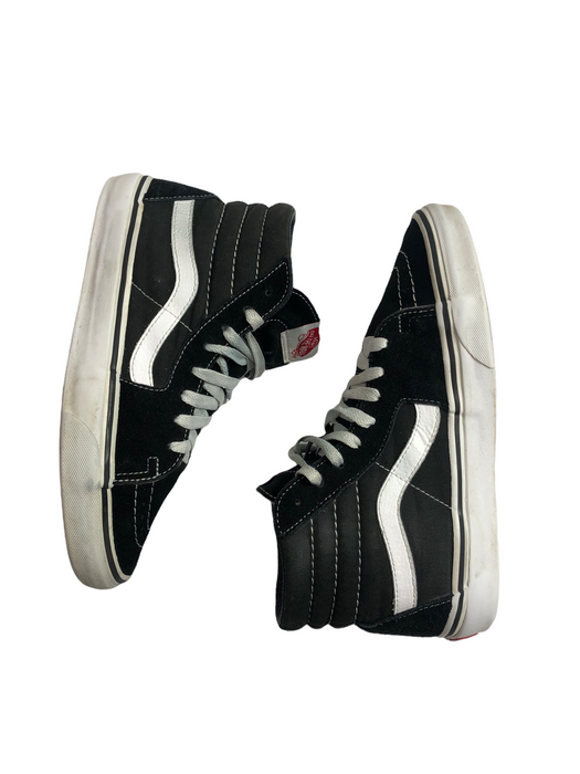 Vans SK8-HI Classic Black White Skateboard Shoes Women's (Size: 8) 500714