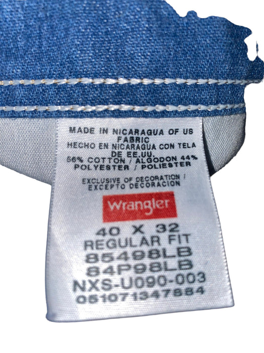 Wrangler Men's Five Star Regular Fit Jeans Medium Wash Blue (Size: 40 x 32)