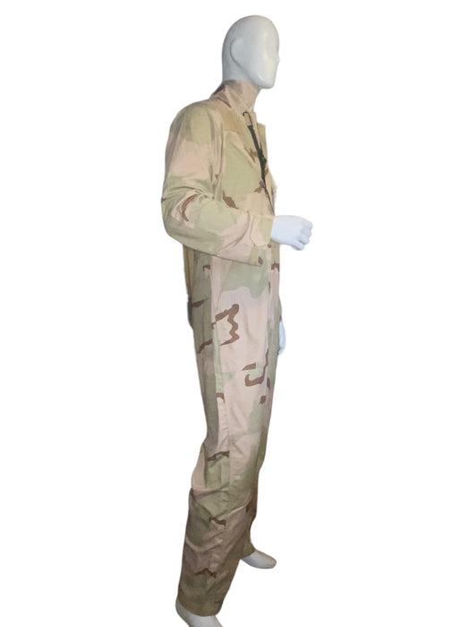 Military Desert Mechanics Camouflage Coveralls (Size: 44L) 8415-01-430-2314
