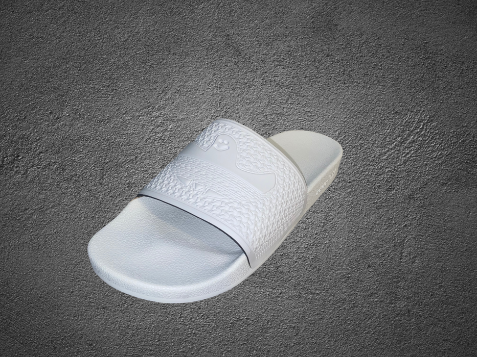 Adidas Originals Shmoofoil All-White Comfort Slides Men's (Size: 4-13) H03372