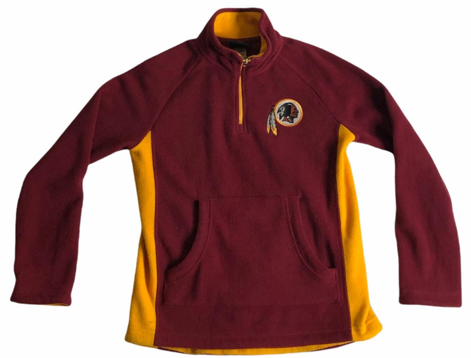 Washington Redskins NFL Team Apparel Quarter Zip Youth Pullover (Size: S)