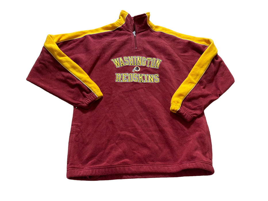 Washington Redskins NFL Embroidered Youth Quarter Zip Pull-Over (Size: XL 18/20)