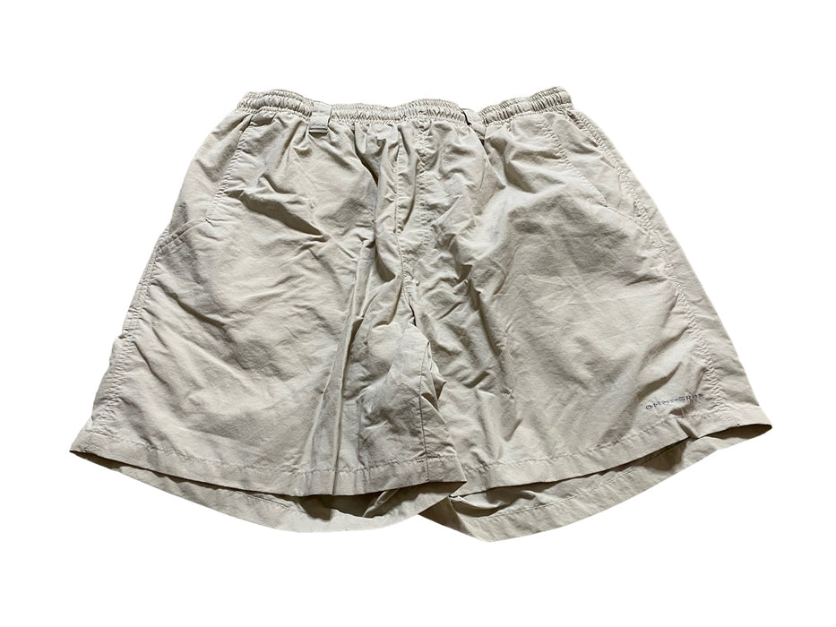 Columbia PFG Sportwear Men's Elastic Waist Cargo Shorts Beige (Size: 34 x 6)