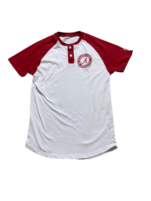 Alabama Crimson Tide NCAA Mens Henley T-shirt Shirt (Size: S)