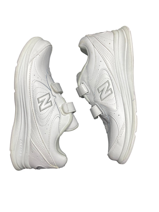 New Balance 577 White Strap Up Walking Shoes Women's (Size: 6.5) MW577VW