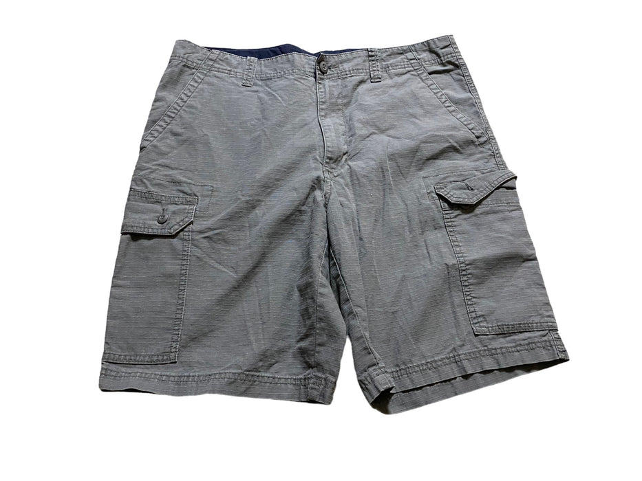 Club Room Men's Ripstop Cargo Short Gray (Size: 34 x 10)