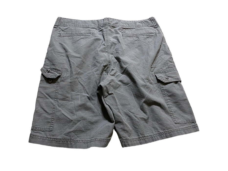 Club Room Men's Ripstop Cargo Short Gray (Size: 34 x 10)