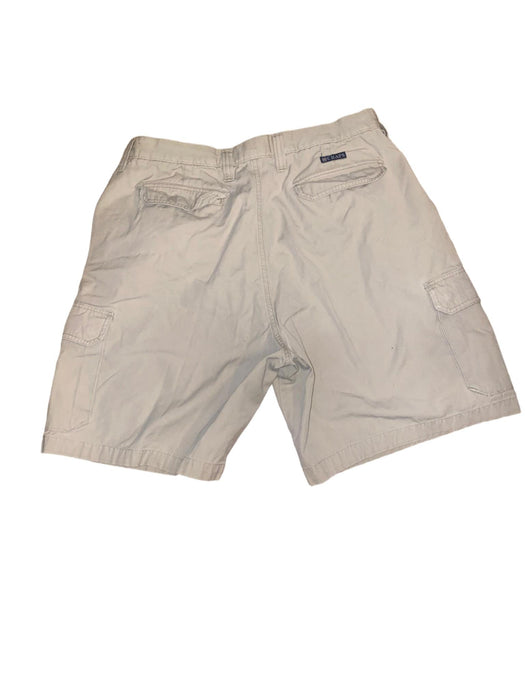 Chaps Men's Classic Fit Cargo Shorts Beige (Size: 38 x 9)