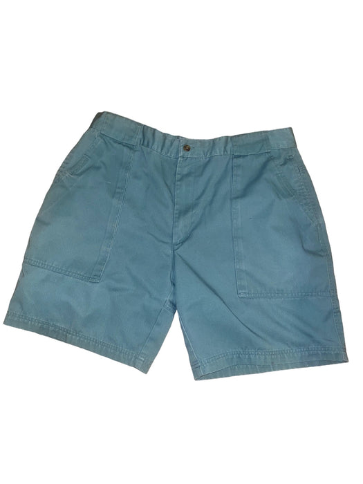 Bugle Boy  Men's Basics Hiking Shorts Turquoise (Size: 36 x 8)