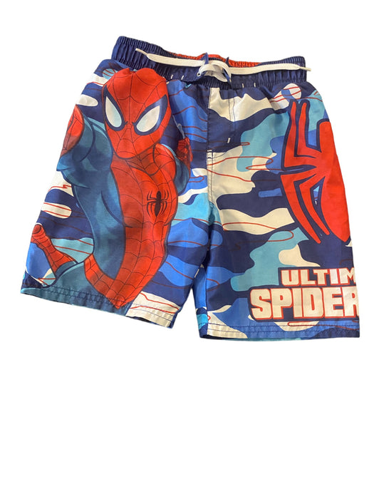 Spiderman Boys Board Shorts Red/Blue (Size: 5/6)