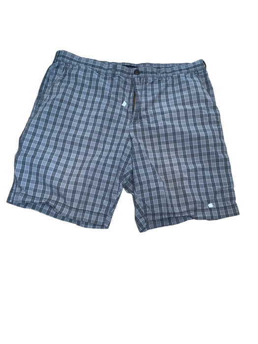 Tommy Hilfiger Men's Plaid Chino Shorts Gray (Size: XL)