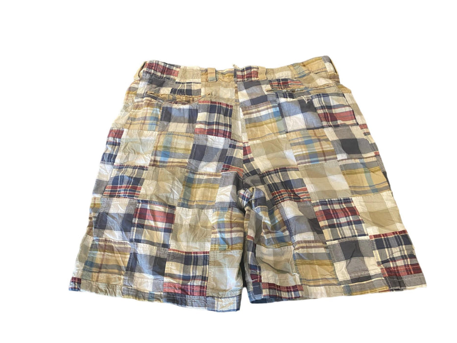 L.L. Bean Men's Plaid Flat Front Shorts Mult-colors (Size: 33 x 9)