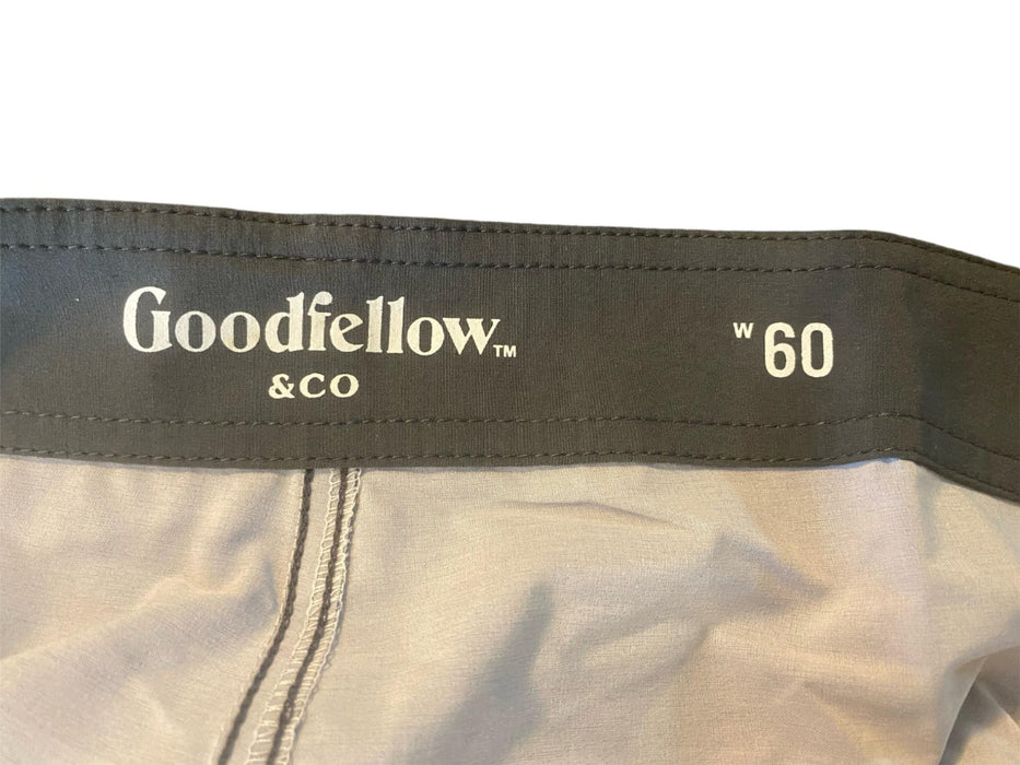 Goodie Fellow & Co Big Men's Board Shorts Black/Yellow/Orange (Size: 60) NWT!