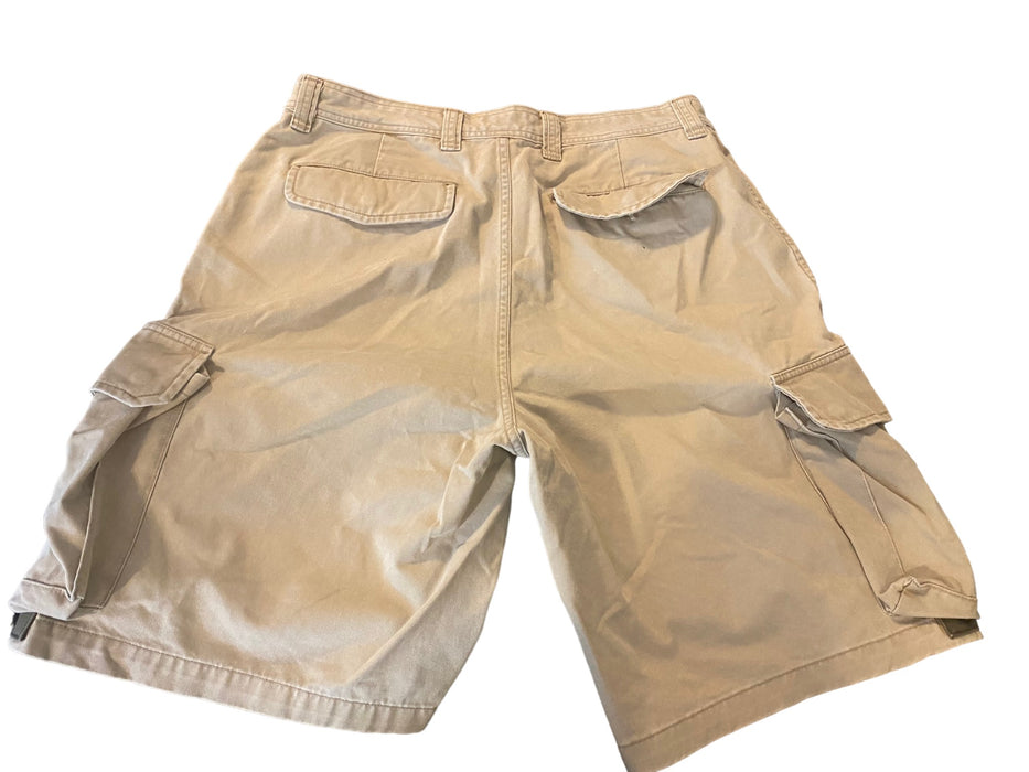 Polo Jeans Co. Ralph Lauren Men's Heavy Cotton Cargo Shorts Tan (Size: 36 x 10)