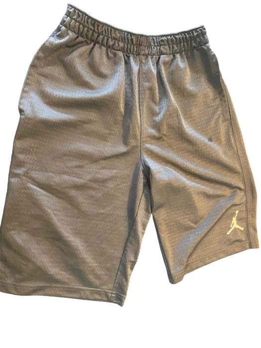 Jordan Jumpman Boys Basketball Mesh Shorts Gray (Size: Medium)