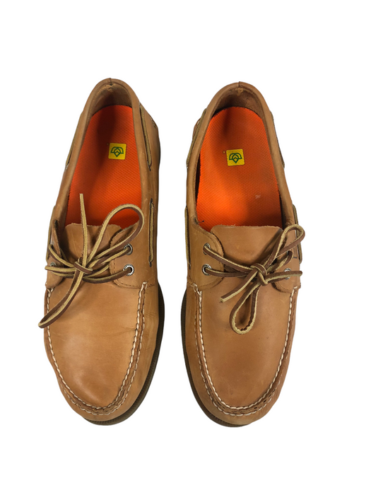 Sperry Leeward 2 Eye Top-Sider Tan Brown Boat Shoes Men's (Size: 12) 0657973