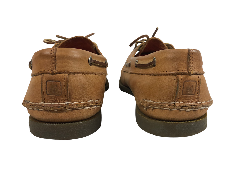 Sperry Leeward 2 Eye Top-Sider Tan Brown Boat Shoes Men's (Size: 12) 0657973