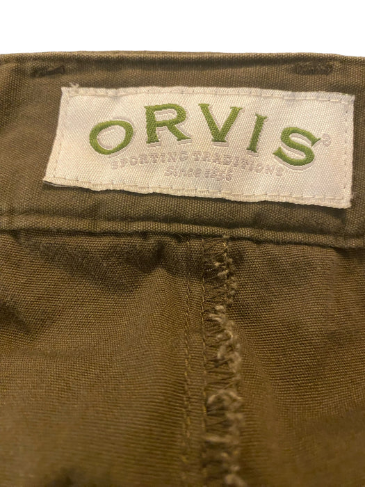 Orvis Sporting Traditions Men's Cargo Pants Olive (Big & Tall: 46 x 30)