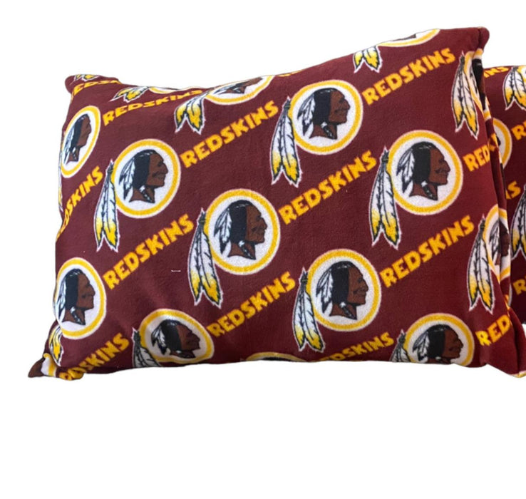 Washington Redskins NFL Large Fleece Handmade Decorative Pillow (Size: 27 x 22)