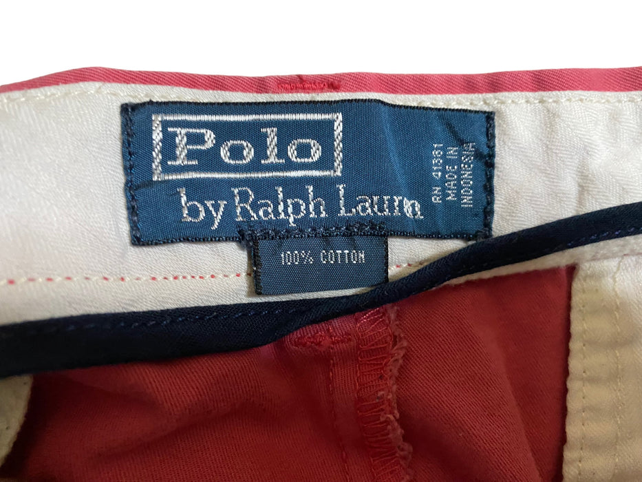 Polo By Ralph Lauren Men's Flat Front Shorts Pink (Size: 34 x 11)