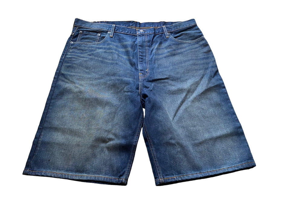 Levi's 569 Men's Loose Straight Shorts Medium Wash Blue (Big & Tall: 42 x 13)