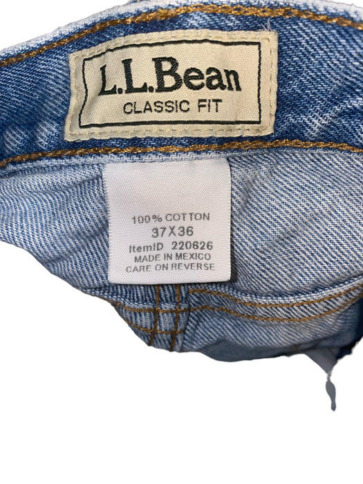 L.L. Bean Men's Classic Fit Cotton Jeans Blue Wash (Size: 31 x 36)