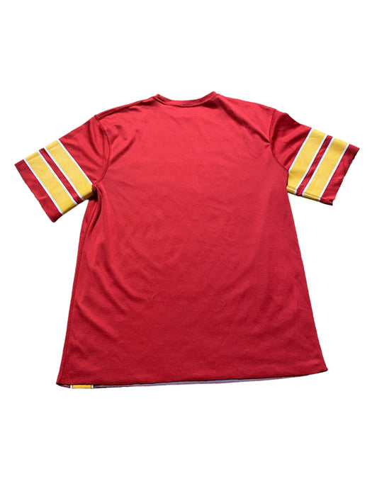 Kansas City Chiefs NFL Men's Logo Reversible T-Shirt Red/Gray (Size: L)