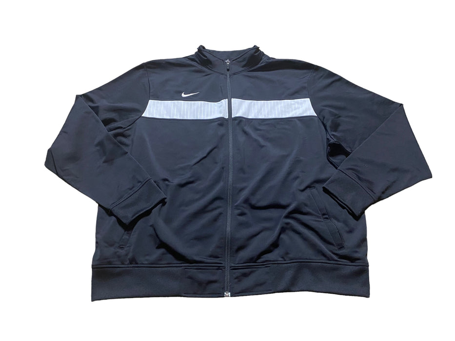 Nike Men's Athletic Full Zip Jacket Black/White (Size: XL)