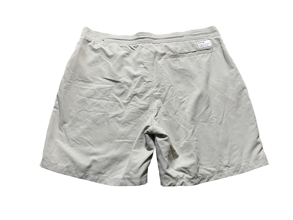 Hurley Men's Nylon Nike Dri- Fit Shorts Light Olive (Size: 36 x 7")